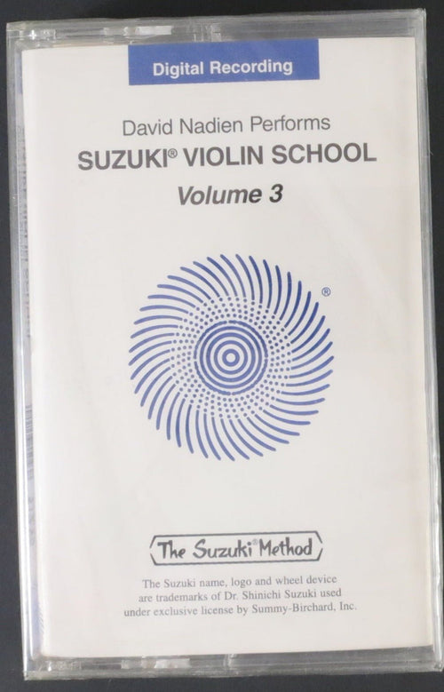 Suzuki Violin School, Volume 3 (Cassette Tape) David Nadien Alfred Music Publishing Cassette Tapes for sale canada