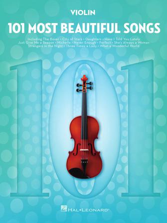 101 MOST BEAUTIFUL SONGS for Violin Hal Leonard Corporation Music Books for sale canada