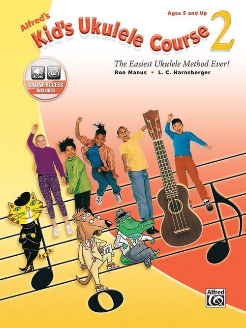 Alfred's Kid's Ukulele Course 2 with Online Access Alfred Music Publishing Music Books for sale canada