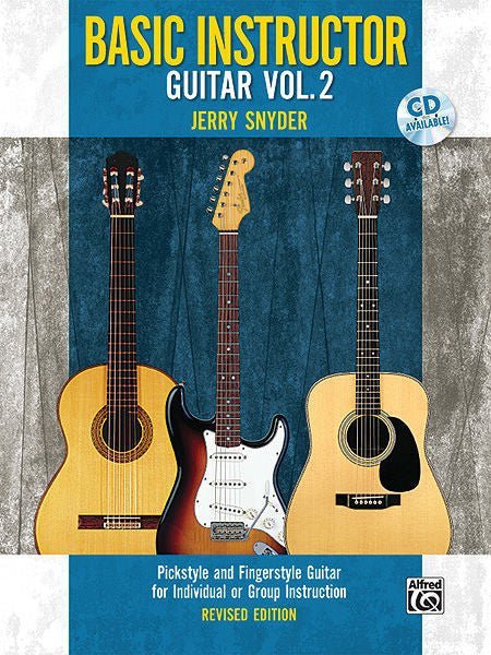 Basic Instructor Guitar Volume 2, (Book & CD) Default Alfred Music Publishing Music Books for sale canada