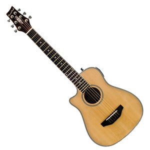 Beaver Creek Steel String Travel Size Left Handed BCRB501LCE Guitar