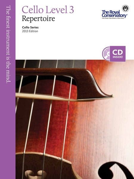 Cello Series, 2013 Edition Cello Repertoire Level 3 Default Frederick Harris Music Music Books for sale canada