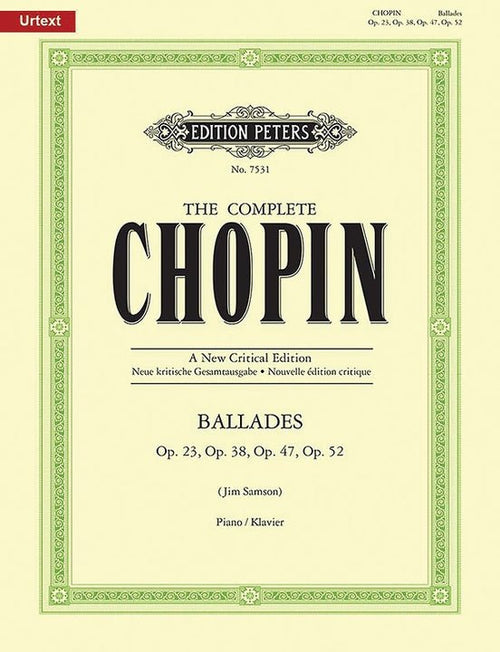 Chopin Ballades for Piano Default Alfred Music Publishing Music Books for sale canada