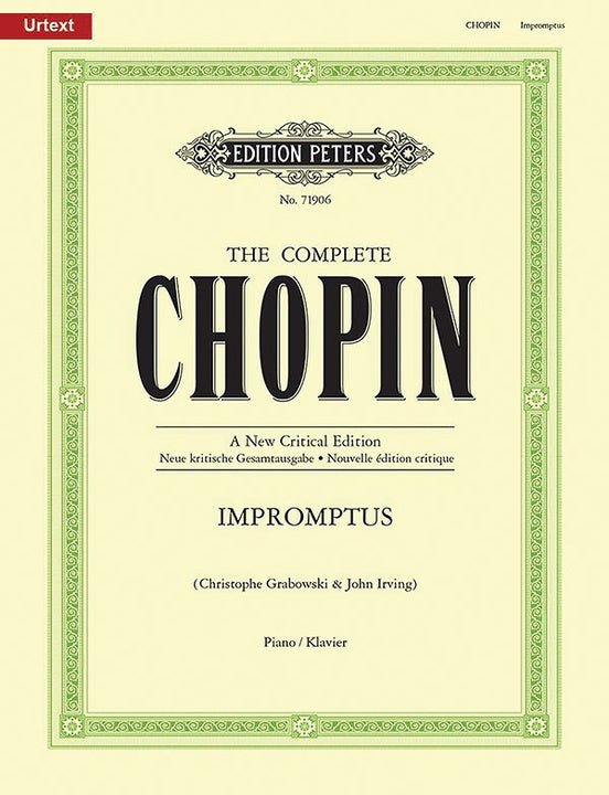 Chopin Impromptus for Piano Default Alfred Music Publishing Music Books for sale canada