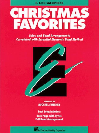 CHRISTMAS FAVORITES Eb Alto Saxophone Hal Leonard Corporation Music Books for sale canada