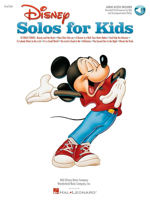Disney Solos for Kids, Book & Audio Hal Leonard Corporation Music Books for sale canada