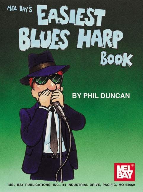 Easiest Blues Harp Book Mel Bay Publications, Inc. Music Books for sale canada