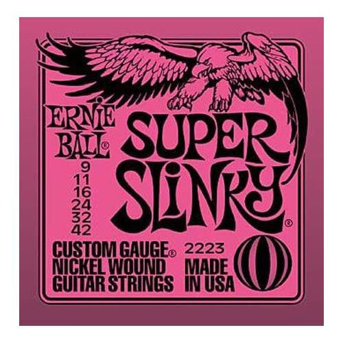Ernie Ball Custom Gauge Nickel Wound Electric Guitar Strings Super Slinky 9-42 Ernie Ball Guitar Accessories for sale canada