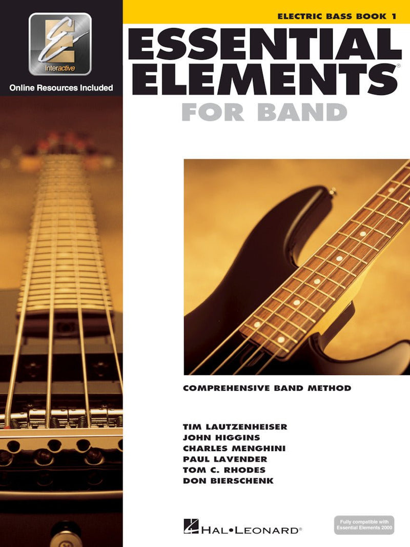 ESSENTIAL ELEMENTS FOR BAND – ELECTRIC BASS BOOK 1 WITH EEI Hal Leonard Corporation Music Books for sale canada
