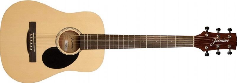 Jasmine Mini Dreadnought Acoustic Guitar with Gig Bag (JM10-NAT) - Natural Jasmine Guitar for sale canada