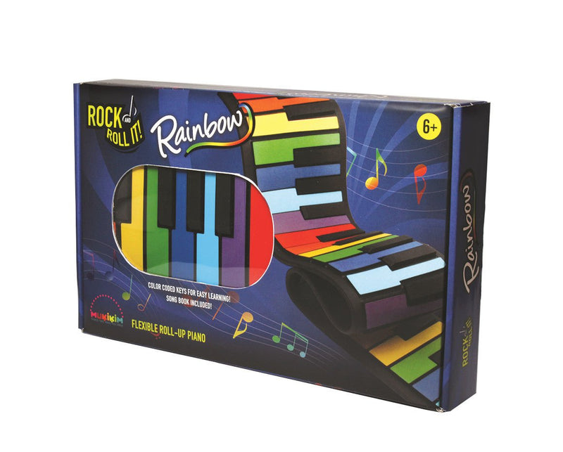 Mukikim Rock and Roll It! Flexible Roll-Up RAINBOW PIANO Mukikim Instrument for sale canada