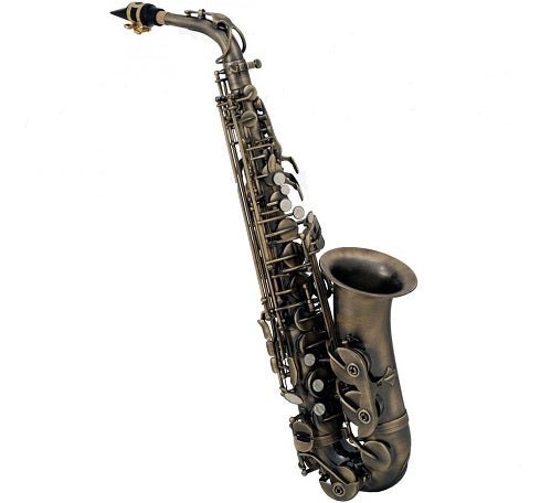 Roy Benson Eb Alto Saxophone Antique Yellow Finish