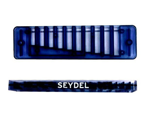 Seydel Comb Plastic Blues Session Steel Translucent dark blue -(Delivery 2-6 weeks) Seydel Harmonica Accessories for sale canada
