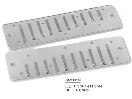 Seydel Reedplate Set for 1847 CLASSIC, SILVER, NOBLE, Favorite, Solist Pro (Special Order 2-6 weeks) LLF Seydel Harmonica Accessories for sale canada