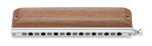 Suzuki S-64CW 'Sirius 16-Hole Cross' Chromatic Harmonica - Wood Covers Suzuki Harmonica for sale canada