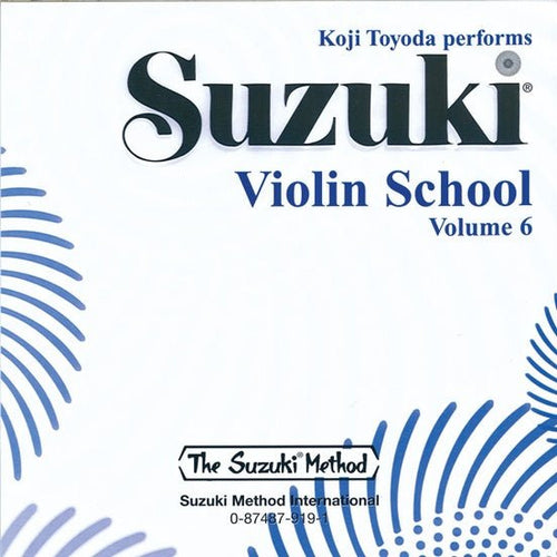 Suzuki Violin School CD, Level 2, 4, 6, 7 Volume 6 Warner Bros Publication CD for sale canada