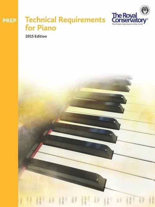 Technical Requirements for Piano Prep Frederick Harris Music Music Books for sale canada