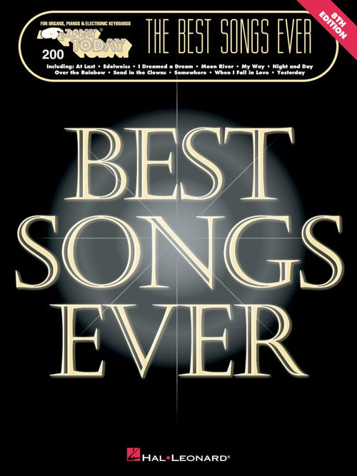 THE BEST SONGS EVER – 8TH EDITION E-Z Play Today Volume 200 Hal Leonard Corporation Music Books for sale canada
