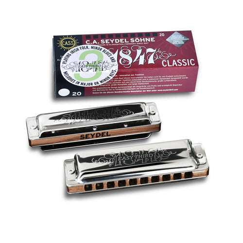 Seydel 1847 Blues CLASSIC - EASY THIRD Diatonic Harmonica,Canada