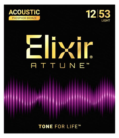 ELIXIR Attune Phosphor Bronze Acoustic Guitar String Light 012-053,Hamilton,Canada
