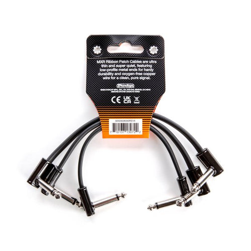 MXR MXR 6" Ribbon Patch Cable (3 Pack),Canada
