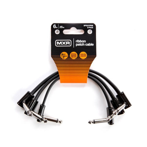 MXR MXR 6" Ribbon Patch Cable (3 Pack),Hamilton