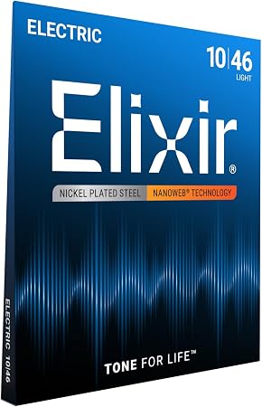 Elixir NANOWEB Electric Guitar Strings Light Elixir Guitar Accessories for sale canada