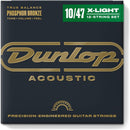 Dunlop Phosphor Bronze Acoustic Guitar Strings Set/12 Strings Extra Light 10-47,Hamilton,Canada