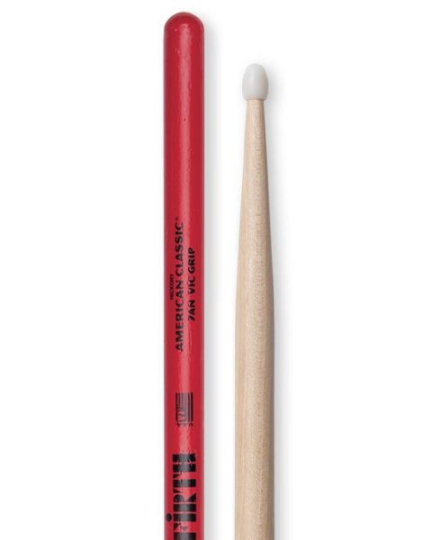 Vic Firth 7ANVG American Classic 7A Nylon Tip Drumsticks w/ Vic Grip,Hamilton,Canada