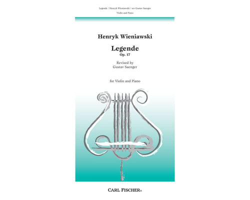 Legende, Op. 17, Henryk Wieniawski Default Carl Fischer Sheet Music for sale Canada