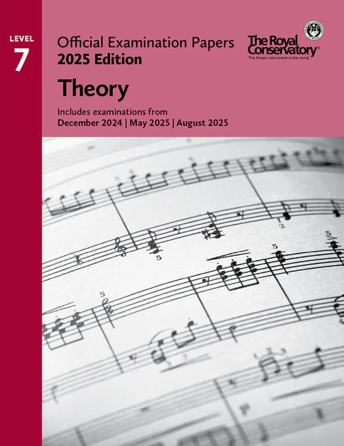 2025 Official Examination Papers: Level 7 Theory,Canada