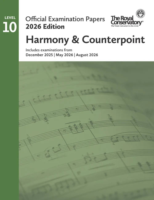 2026 Official Examination Papers: Level 10 Harmony & Counterpoint