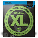 D'Addario Bass Strings EXL165-5 5-String Nickel Wound, Regular Light, 45-135, Long Scale