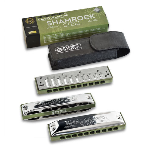 Seydel SHAMROCK STEEL Octave Harmonica,Hamilton,Canada