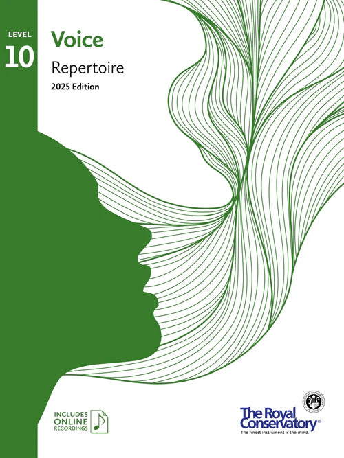 RCM Voice Repertoire 2025 Edition, Level 10,Canada