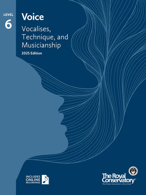 RCM Voice 2025 Edition, Vocalises, Technique, and Musicianship 6,Canada