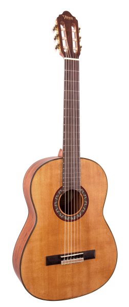 Valencia 400 Series 4/4 Size Classical Acoustic Guitar, Vintage Natural