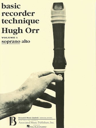 Basic Recorder Technique – Volume 1 Recorder Method Hal Leonard Corporation Music Books for sale canada