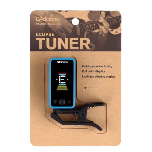 D'Addario Eclipse Clip-On Chromatic Tuner Blue PW-CT-17BU D'Addario &Co. Inc Guitar Accessories for sale canada