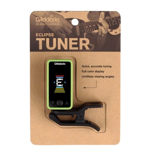 D'Addario Eclipse Clip-On Chromatic Tuner Green PW-CT-17GN D'Addario &Co. Inc Guitar Accessories for sale canada