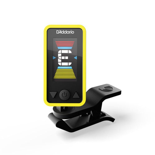 D'Addario Eclipse Clip-On Chromatic Tuner Yellow PW-CT-17YL D'Addario &Co. Inc Guitar Accessories for sale canada