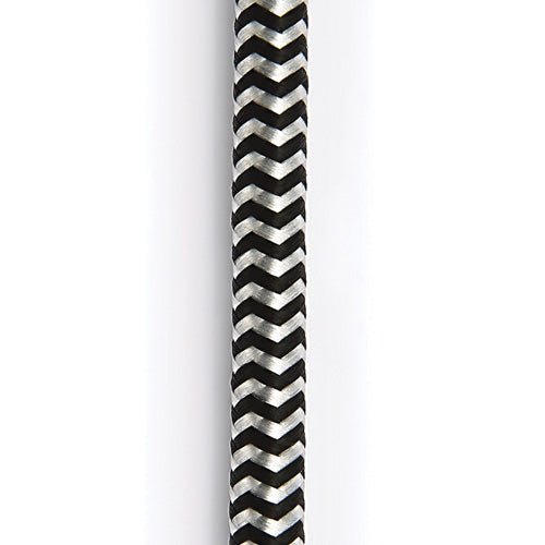 D'Addario PW-BG-10BG Braided Straight to Straight Instrument Cable - 10 foot Grey D'Addario &Co. Inc Guitar for sale canada