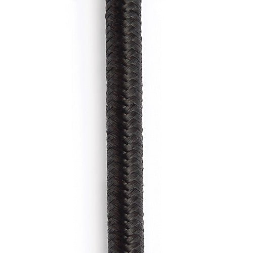 D'Addario PW-BG-10BK Braided Straight to Straight Instrument Cable - 10 foot Black D'Addario &Co. Inc Guitar for sale canada