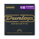 Dunlop Phosphor Bronze CUSTOM LIGHT Acoustic Guitar Strings 11/52 Dunlop Guitar Accessories for sale canada