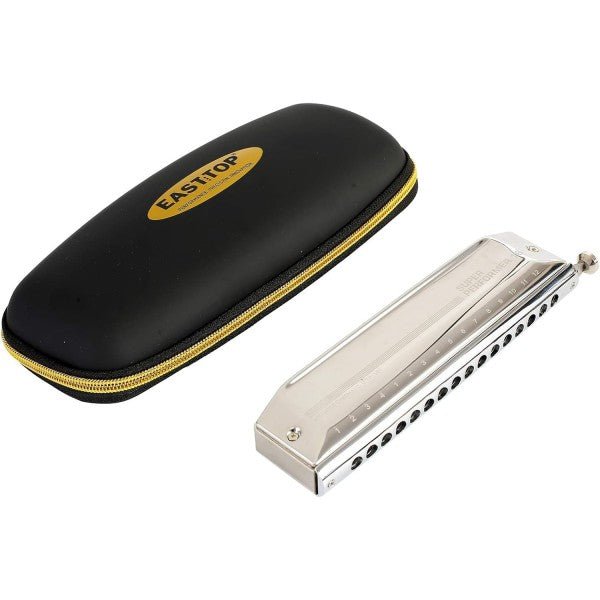 East Top ETP Super Parformer 16 Hole Chromatic Harmonica Kay of C East Top Harmonica for sale canada