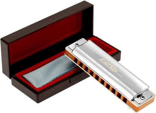 East Top T008S Blues Diatonic Harmonica - Silver Cover LF East Top Harmonica for sale canada