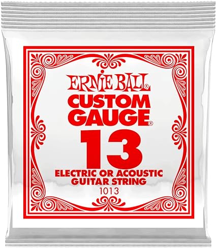 Ernie Ball 1013 Nickel Wound Electric or Acoustic Guitar String - 0.013 Ernie Ball Guitar Accessories for sale canada