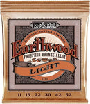 Ernie Ball Earthwood Phosphor Bronze Acoustic Guitar Strings - Light 111 - 52 Gauge Ernie Ball Guitar Accessories for sale canada