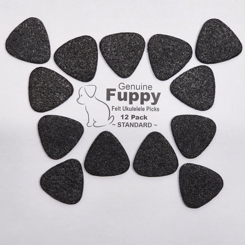 Genuine Fuppy Felt Ukulele Pick – Standard – 12 Pack