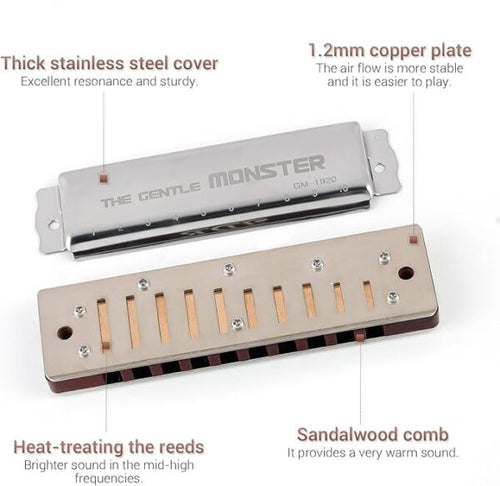 JDR Gentle Monster Diatonic Harmonica,Hamilton,Canada